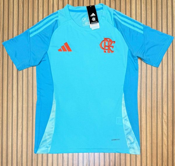 Camiseta Entrenamiento Flamengo Celeste