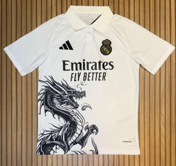 Camiseta Real Madrid Edición Especial Dragón Negra