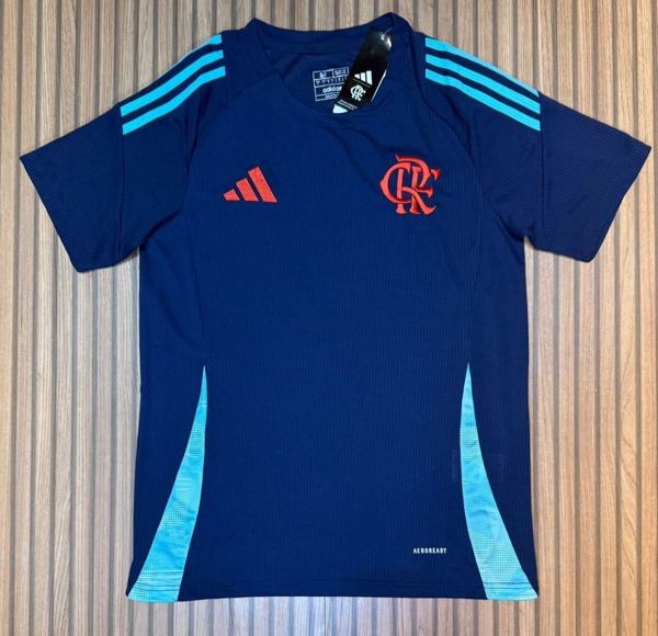 Camiseta Entrenamiento Flamengo Azul Marino