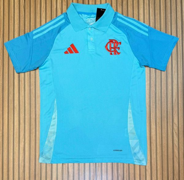Polo Entrenamiento Flamengo Celeste