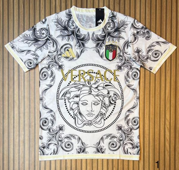 Camiseta Italia x Versace Edición Especial Blanca II